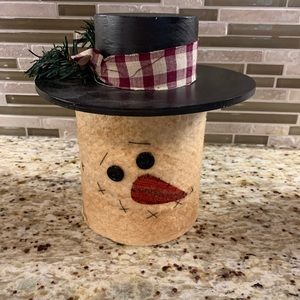 Adorable snowman decoration